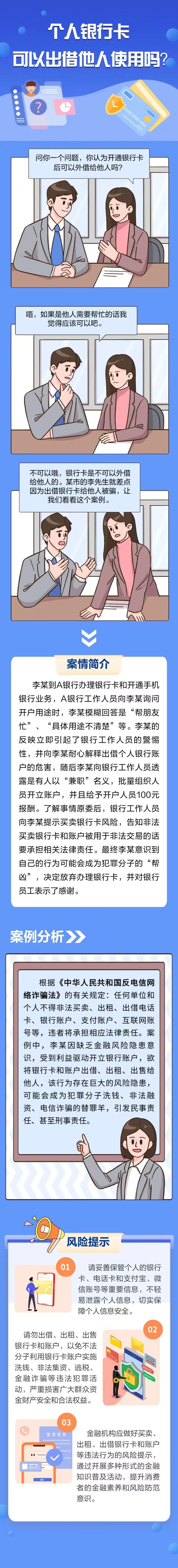 【东莞银行微信推文】个人银行卡可以出借他人使用吗？